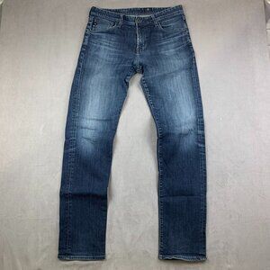 AG Adriano Goldschmied Mens Pants 33 Blue Jeans Graduate Tailored Leg 33x34